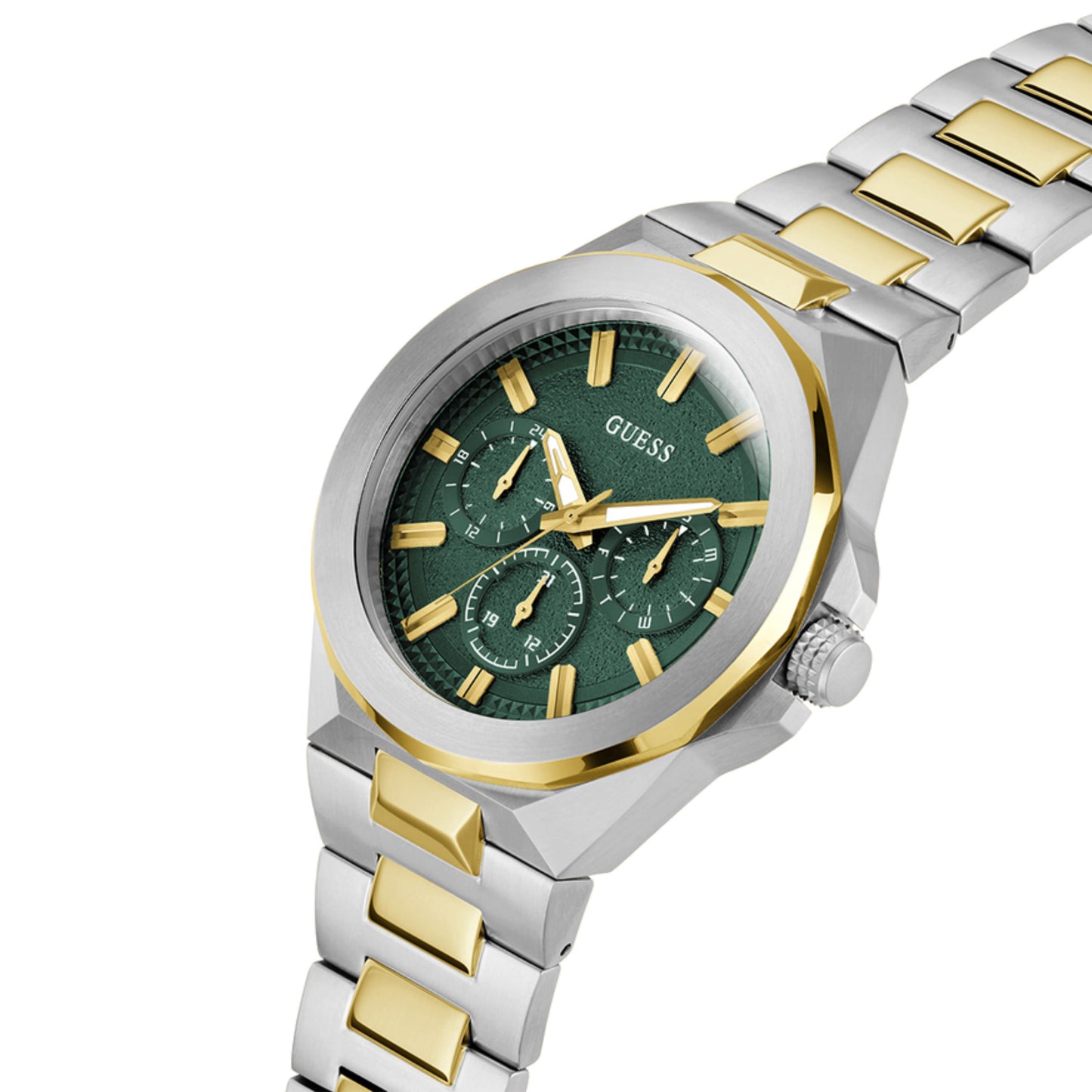 GUESS Men Dial & Stainless Steel Bracelet Style Straps Analogue Watch GW0798G3