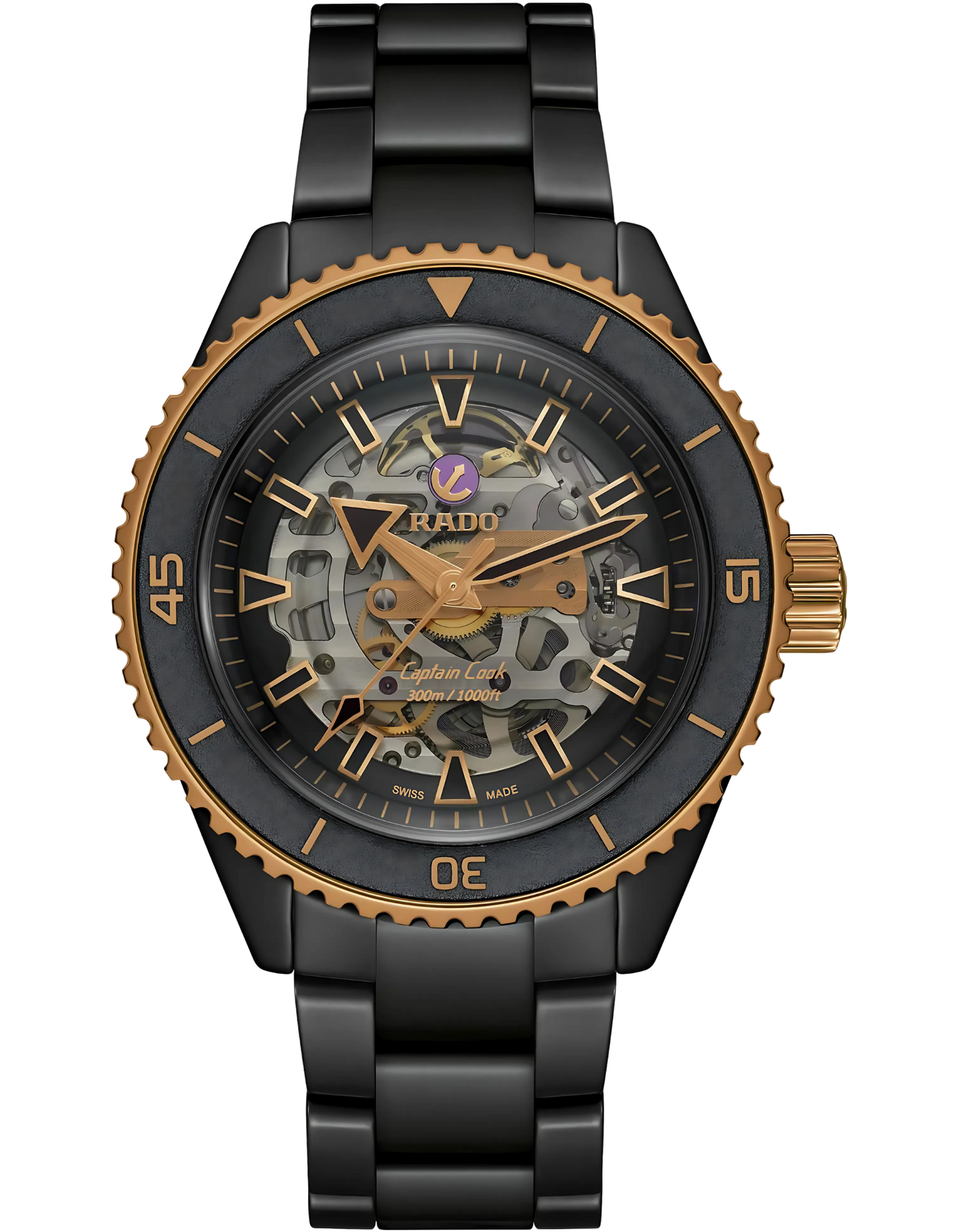 Rado Captain Cook High-Tech Ceramic Skeleton