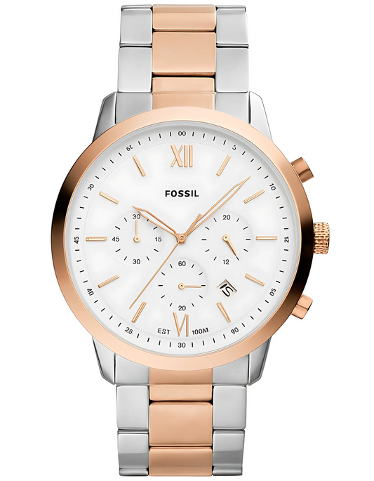Fossil Two-Tone Japanese Chronograph