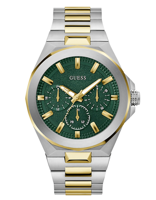 GUESS Men Dial & Stainless Steel Bracelet Style Straps Analogue Watch GW0798G3