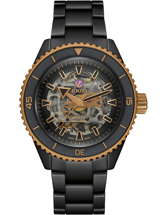 Rado	Captain Cook High-Tech Ceramic Skeleton
