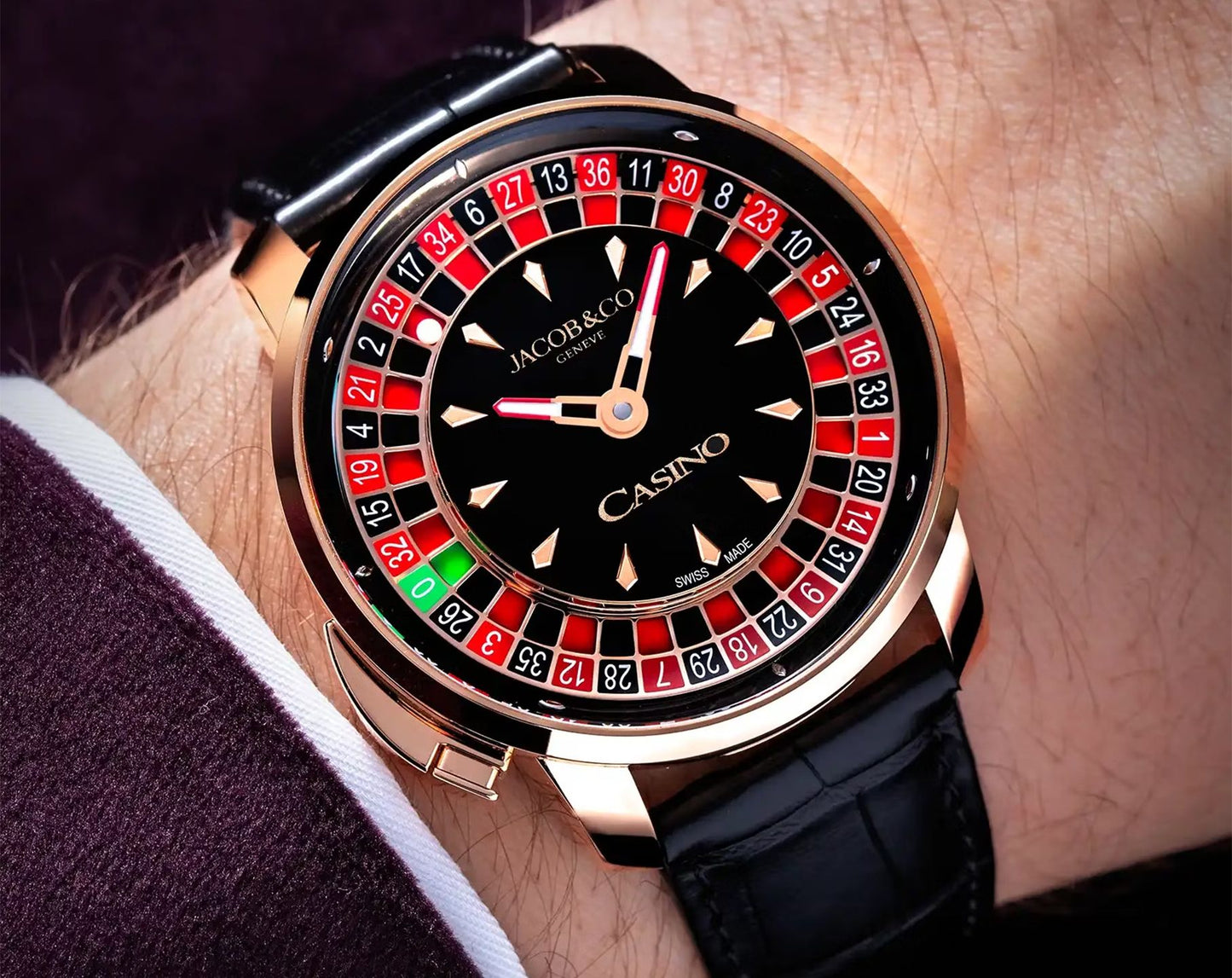 Jacob & Co.	Casino Tourbillon Rose Gold